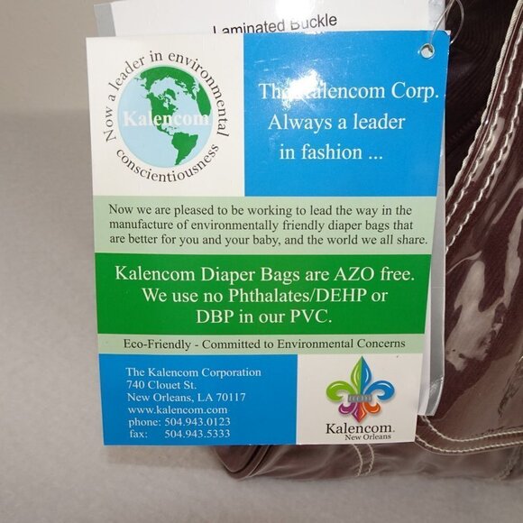 Kalencom Baby Diaper Bag Infant Bottle Bag Zip Pouch Changing Pad Accessories - Picture 12 of 13